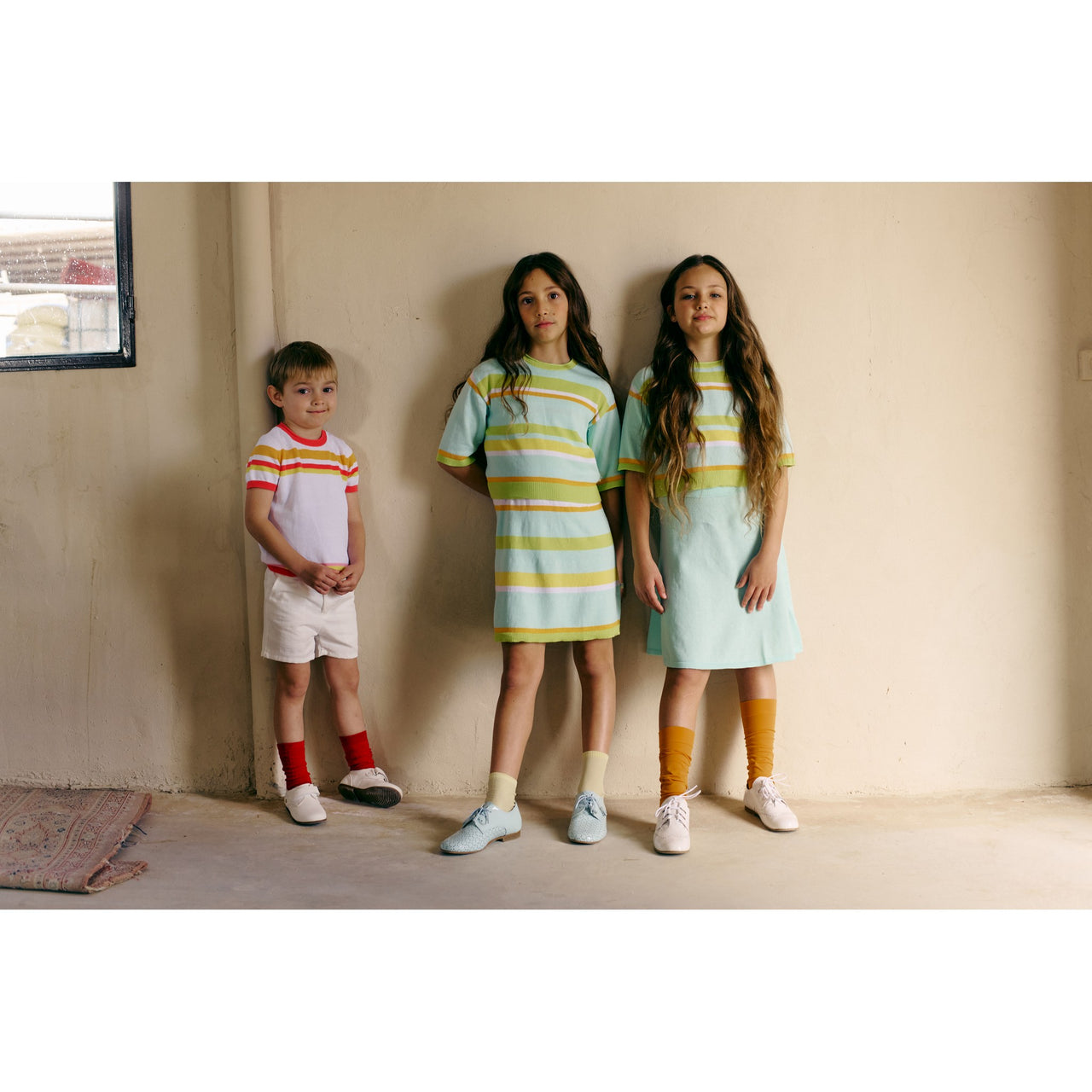 Hadas Girls Knit Stripe  Top