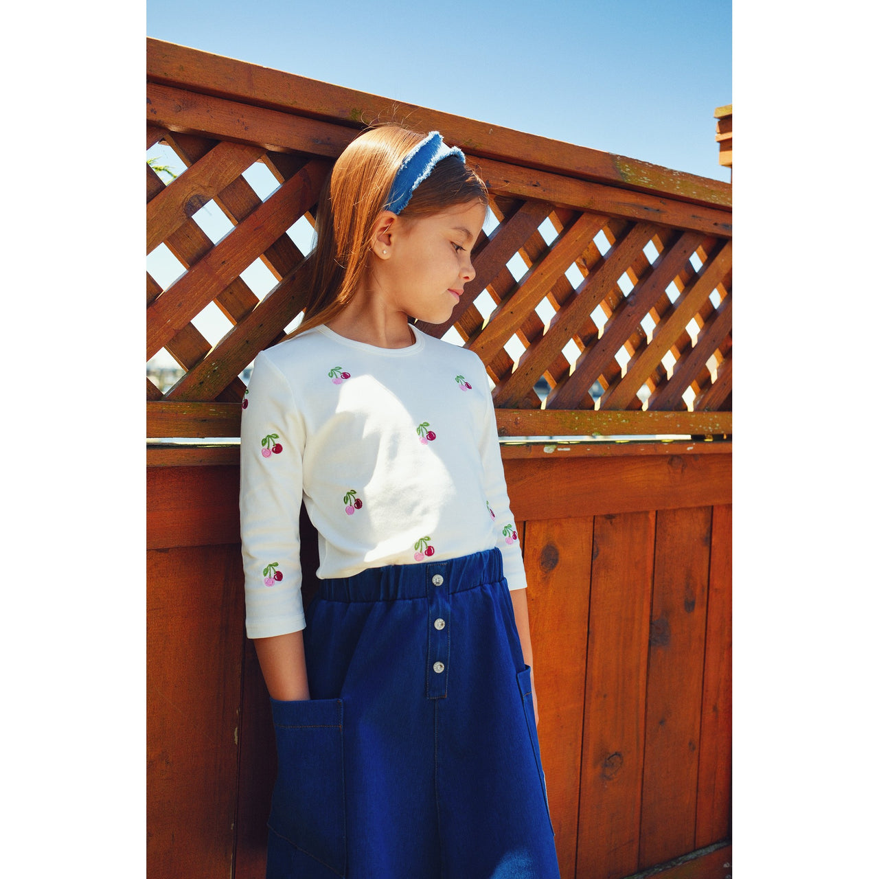 EMB Cherry Tee