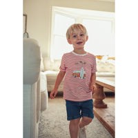Melange Bermuda Denim Shorts