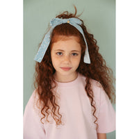 Nana Denim Sequins Bow Clip
