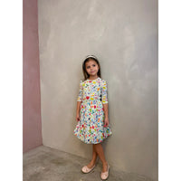 Printed Pleated Skirt