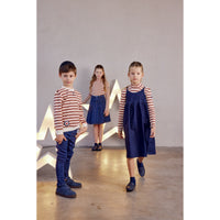 Melange Stripes Turtleneck Shirt