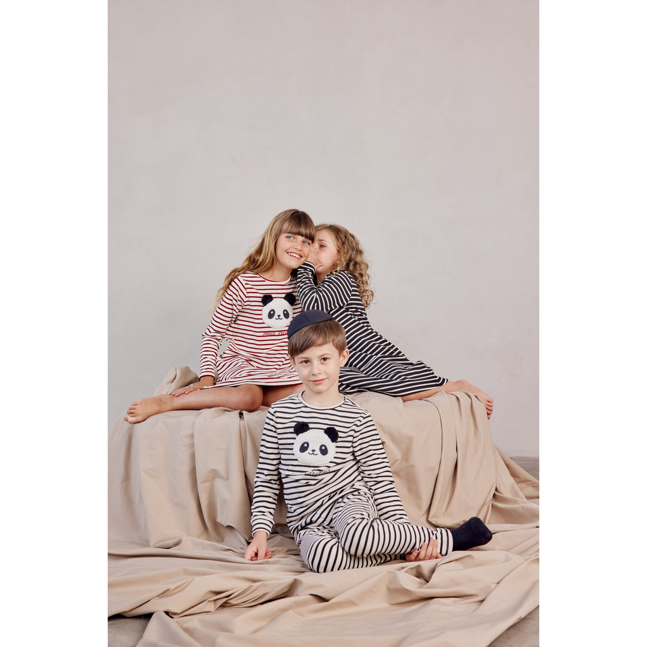 Melange Striped Nightgown