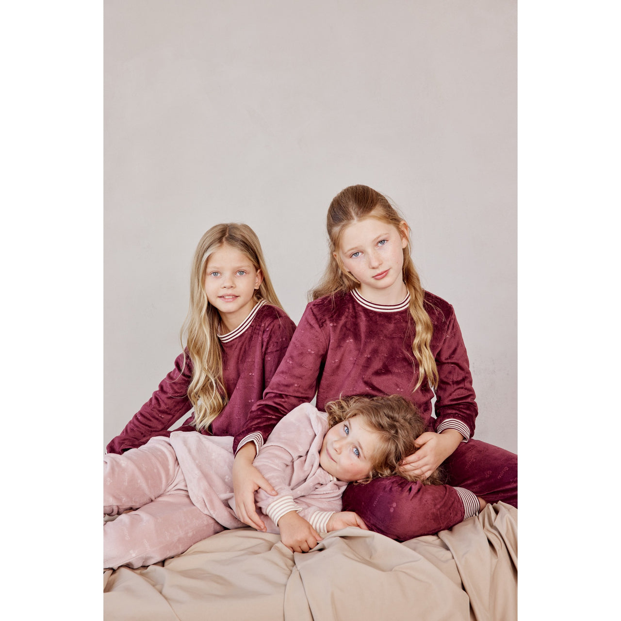 Melange Velour PJ Set