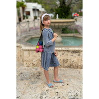Jersey Wash Panel Skirt