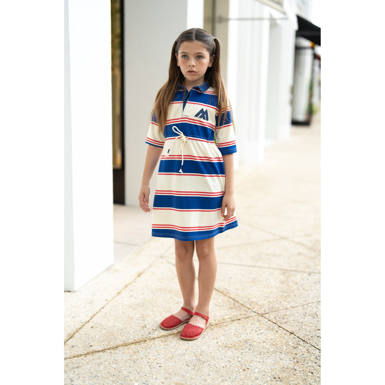 Melange Striped Dress