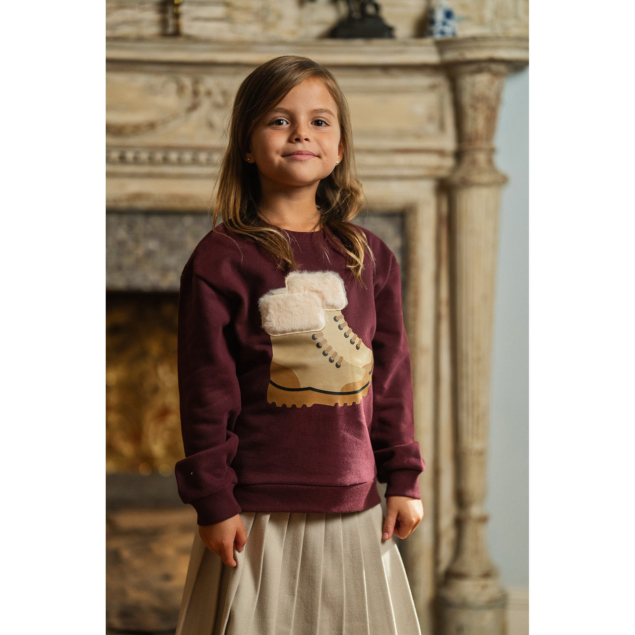 Girls Shoe Sweatshirt