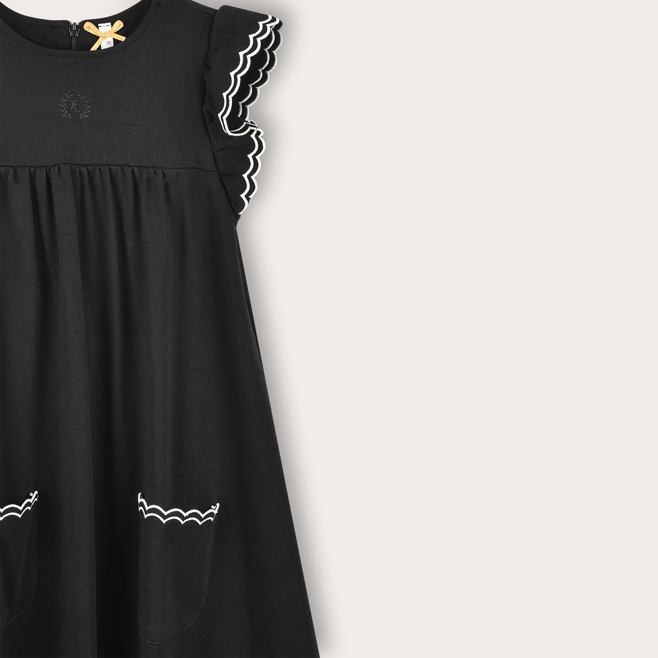 Chevron Ruffle Robe