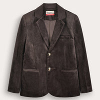 Melange Velvet Blazer