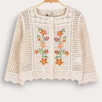 Melange Esmee Crochet Cardigan