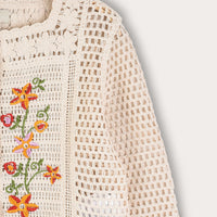 Melange Esmee Crochet Cardigan