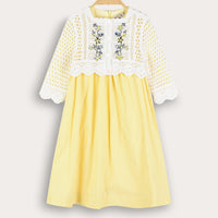 Melange Esmee Crochet Cardigan Dress