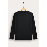 Melange Knit Half Turtleneck