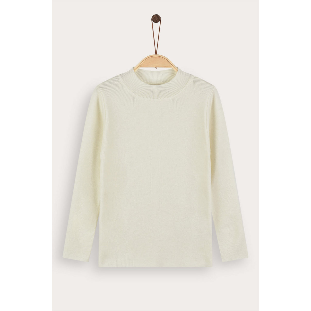 Melange Knit Half Turtleneck