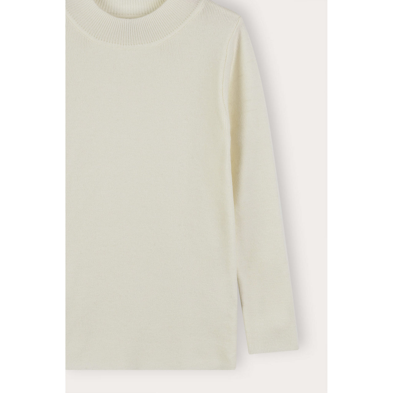 Melange Knit Half Turtleneck