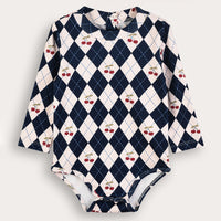 Melange Diamond Onesie
