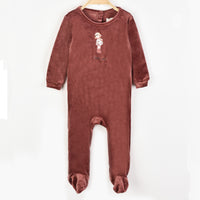 Melange Velour Stretchie