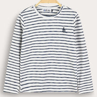 Girls L.S Striped Boat Shirt