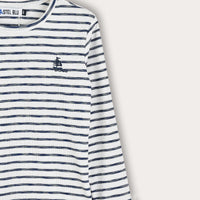 Girls L.S Striped Boat Shirt