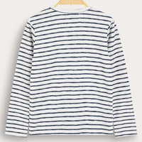 Girls L.S Striped Boat Shirt