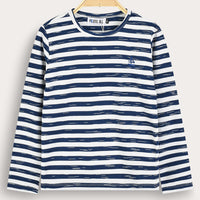 Girls L.S Striped Boat Shirt