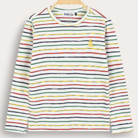 Girls L.S Striped Boat Shirt