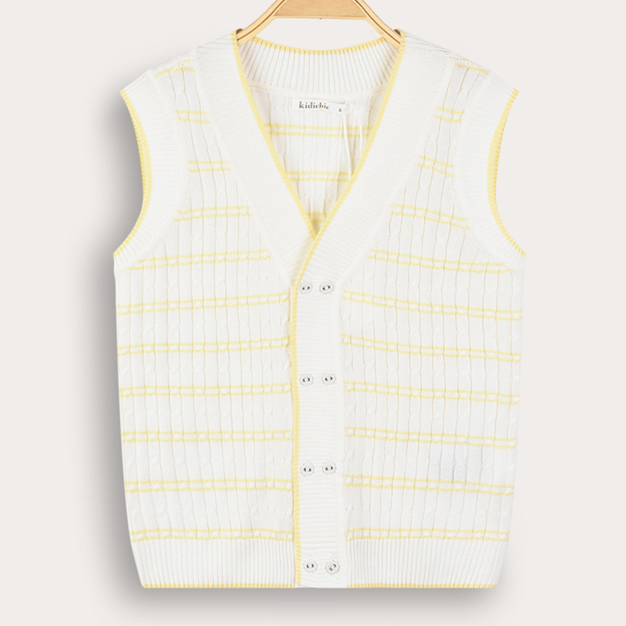 Stripe Braided Vest