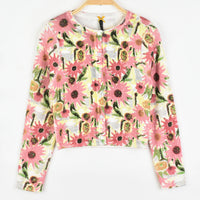 Buttoned Knit Cardigan