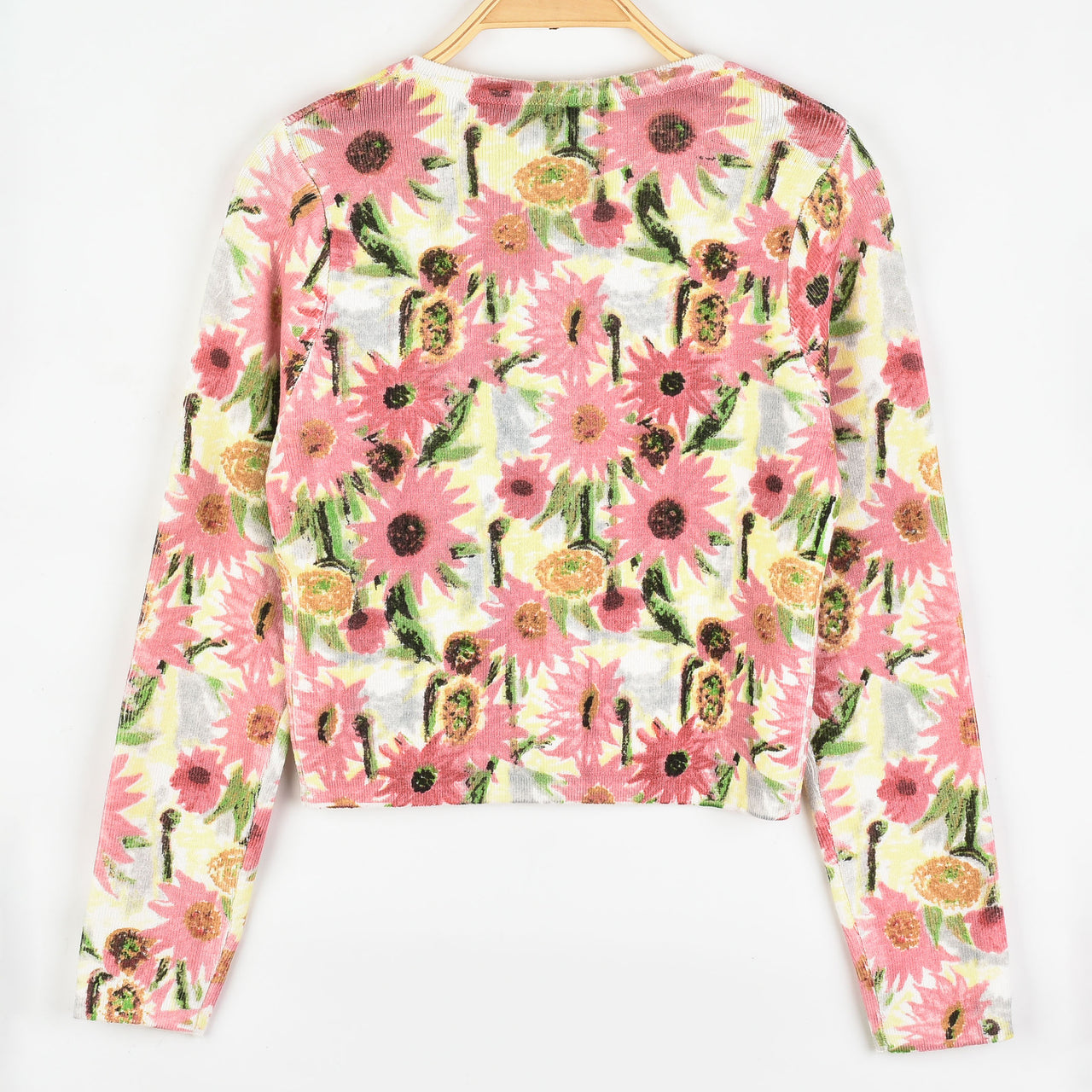 Buttoned Knit Cardigan