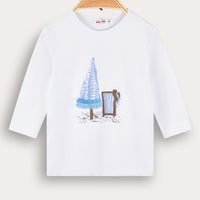 Girls 3/4 Sleeve Art Shirt
