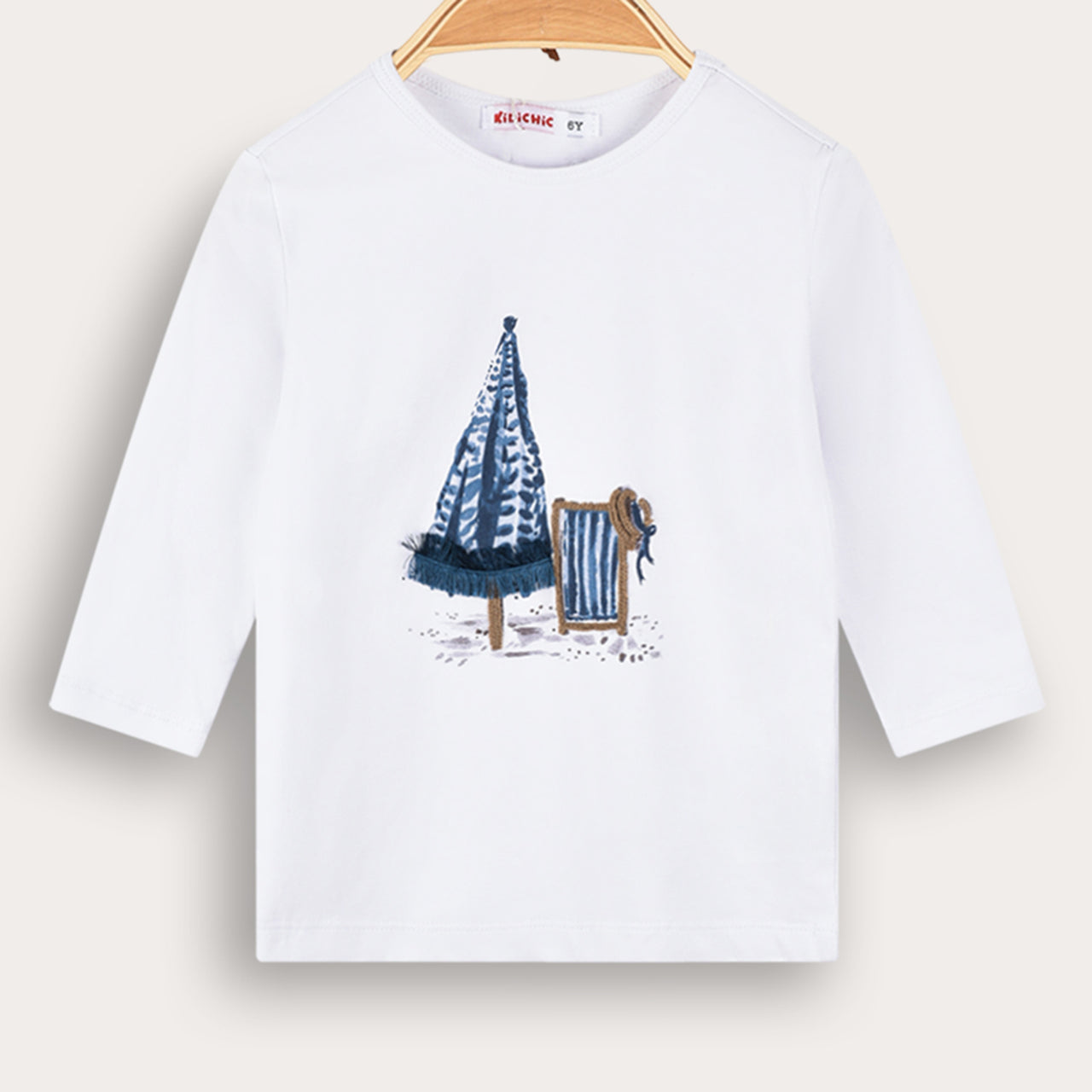 Girls 3/4 Sleeve Art Shirt