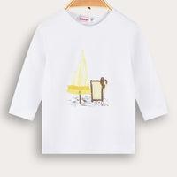 Girls 3/4 Sleeve Art Shirt
