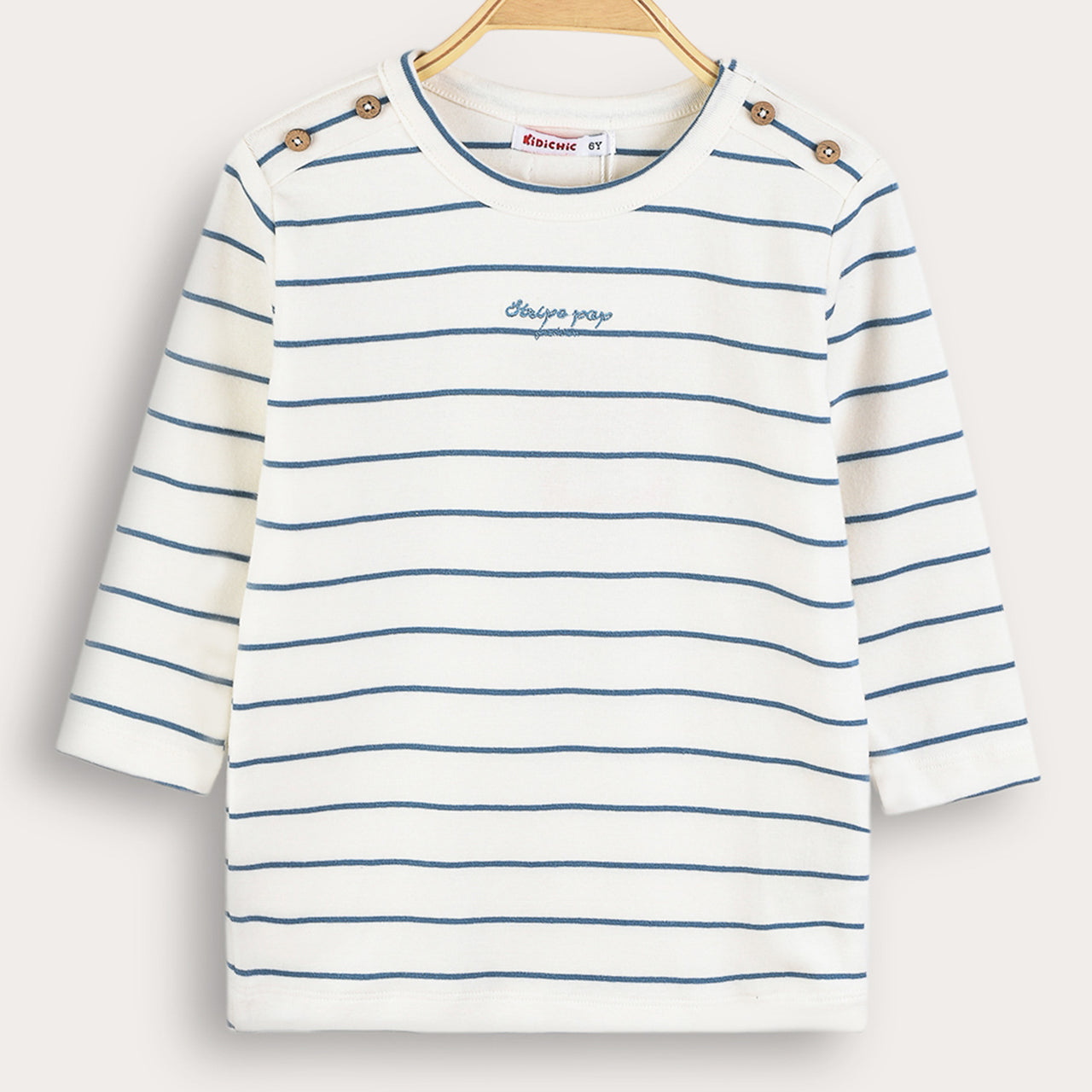 Girls 3/4 Stripe Tshirt