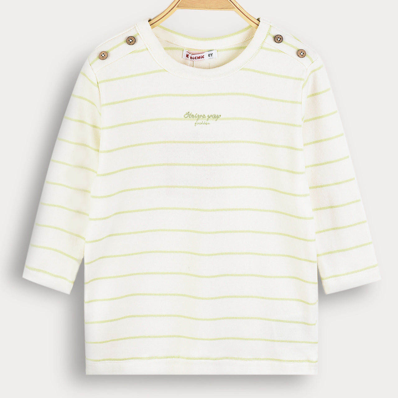 Girls 3/4 Stripe Tshirt