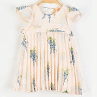 Flower Pleated Dress