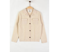 Melange Knit Pocket Sweater