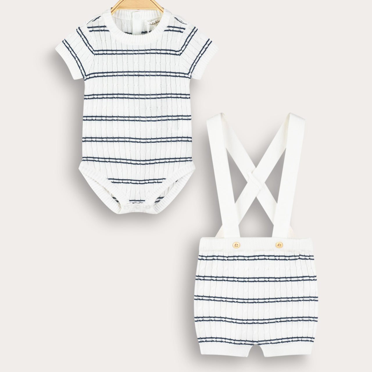 Knit Braided Baby Set
