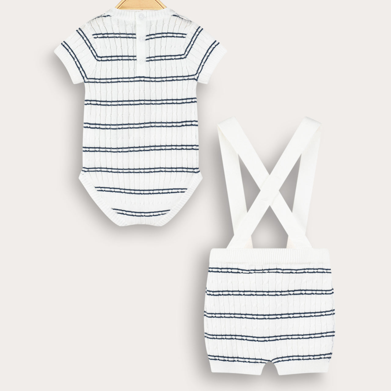 Knit Braided Baby Set