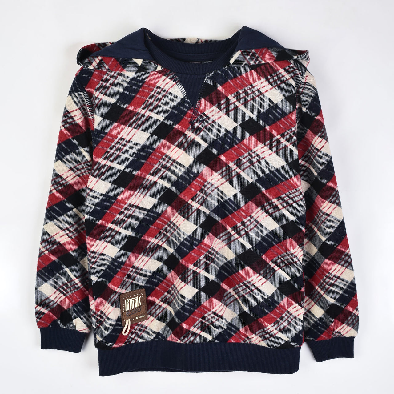 Melange Check Sweatshirt