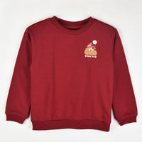 Melange Teddy Check Sweatshirt