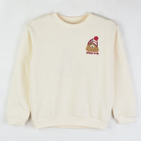 Melange Teddy Check Sweatshirt