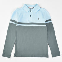 Boys LS Stripe Polo