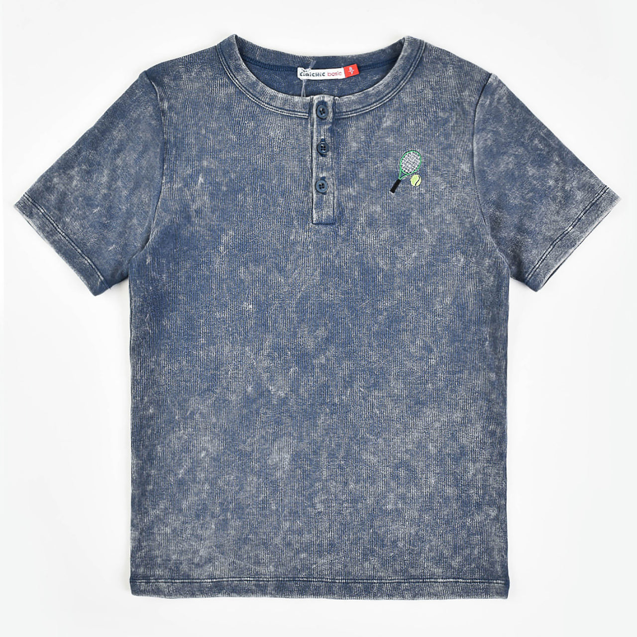 Jersey Wash Henley Tee