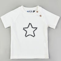SS Rib T-Shirt With Art
