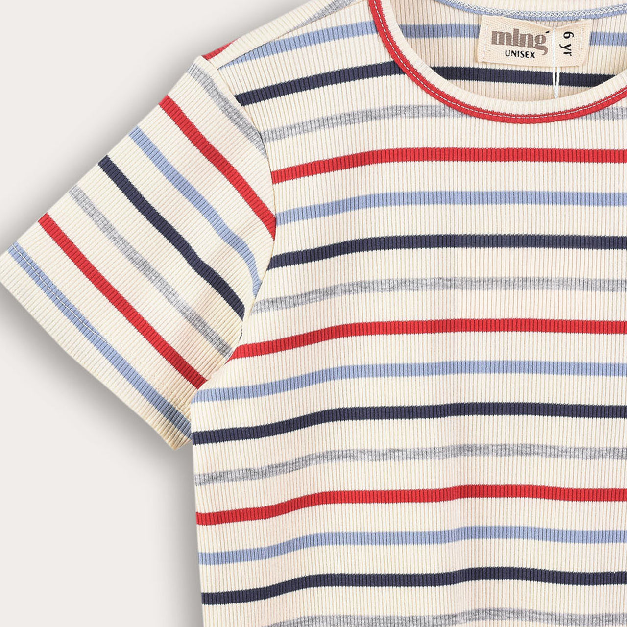 Melange SS Stripes Rib PJ Set