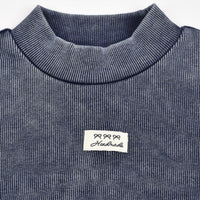 Hadas Rib Wash Mockneck
