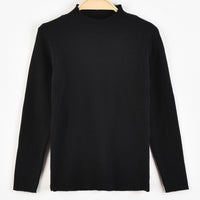 Melange Half Turtleneck