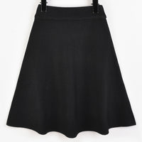 Melange Knit Bell Skirt