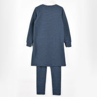 Hadas Striped Nightgown Legging Set