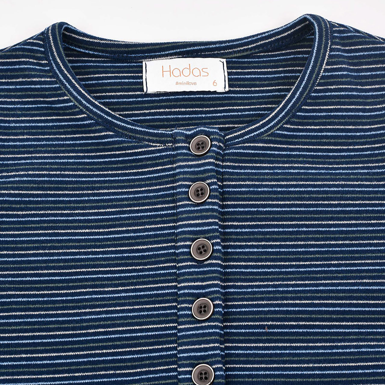 Hadas Striped Nightgown Legging Set